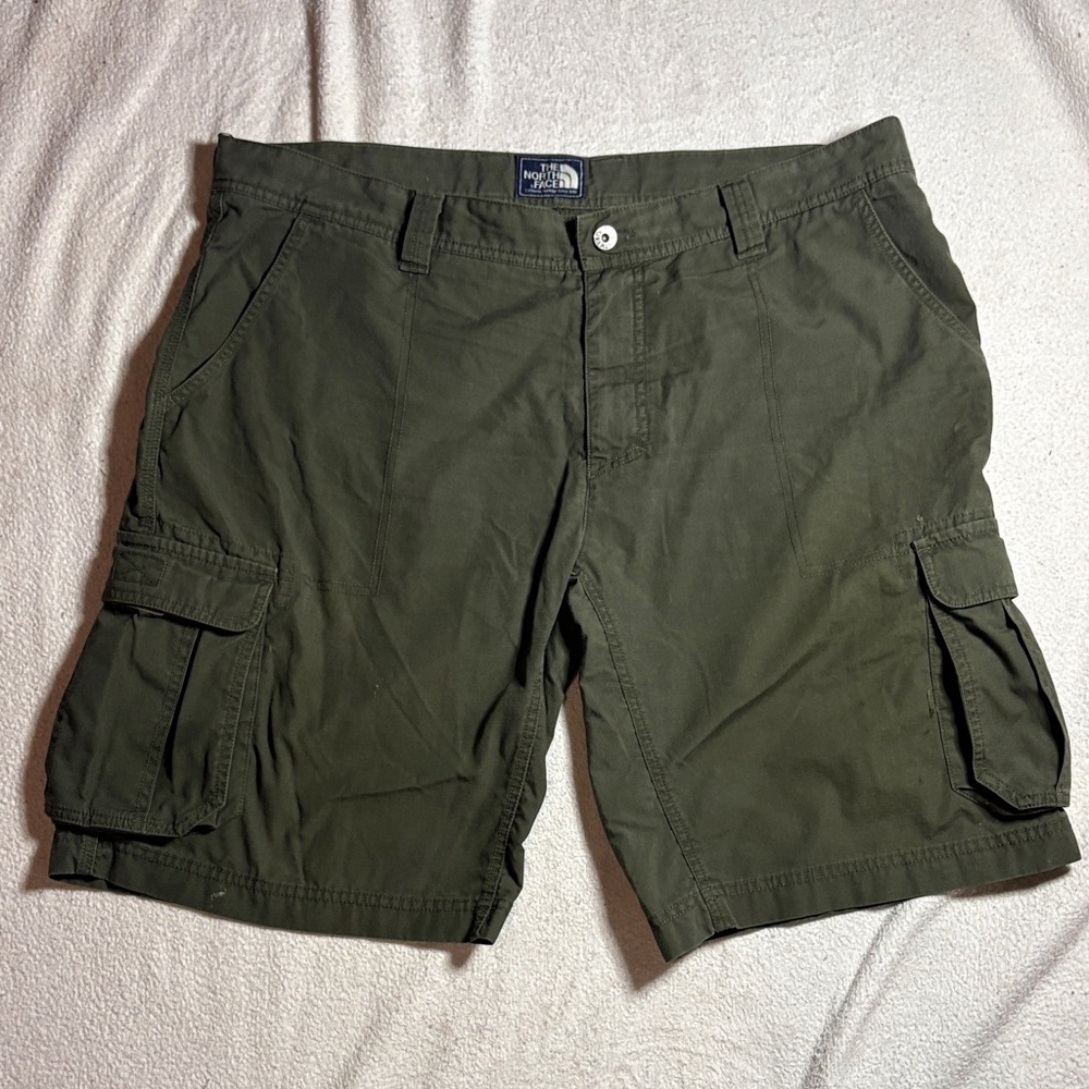 The North Face Men's Dark Green Cargo Shorts